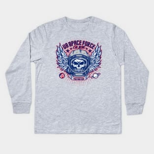 Space Force Kids Long Sleeve T-Shirt